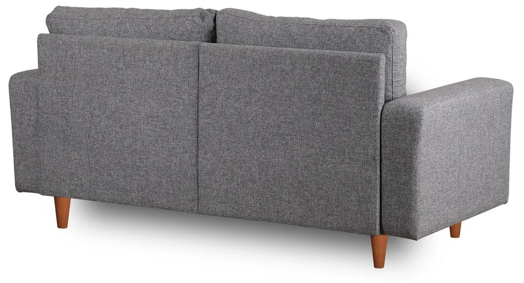 Sofá de 2 Lugares Pafu Lungo — Cinzento - 180x52x75 cm - Design Modern