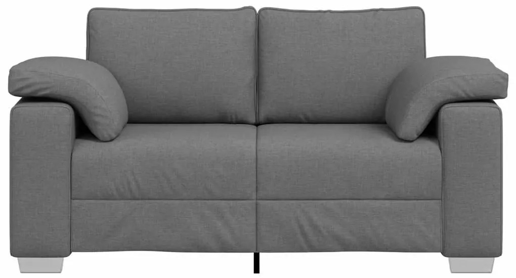 Sofá Loveseat Cinza Escuro, 120 cm Tecido