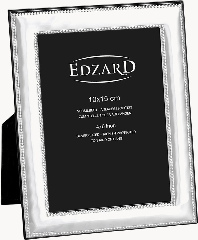 Moldura para fotos banhada a prata Montella