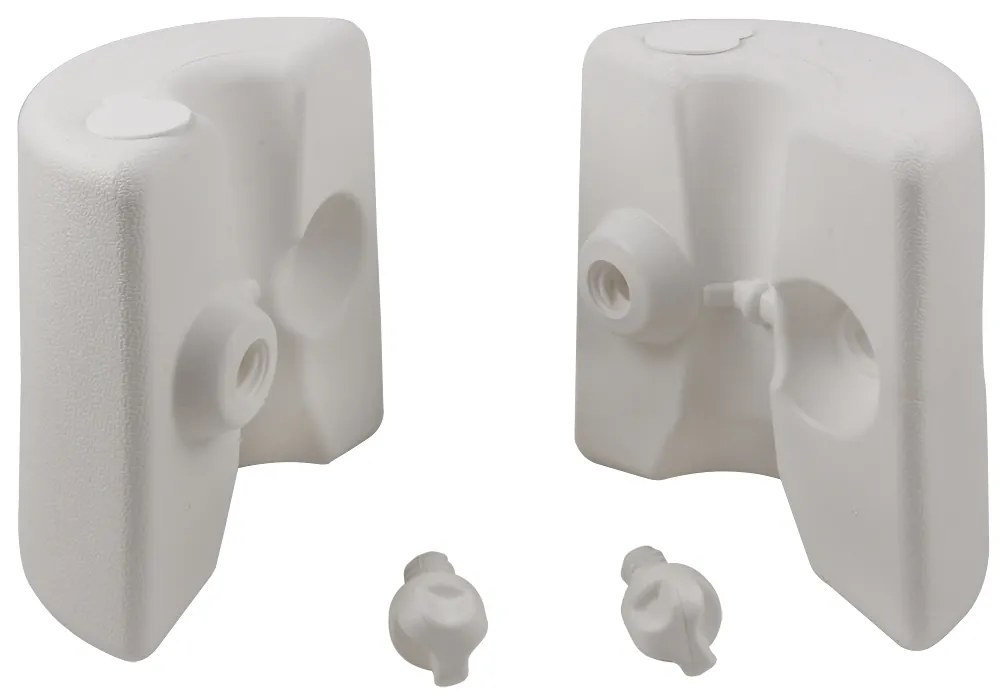 Conjunto de 4 suportes para pavilhão (NÃO INCLUÍDO) 25 cm Branco