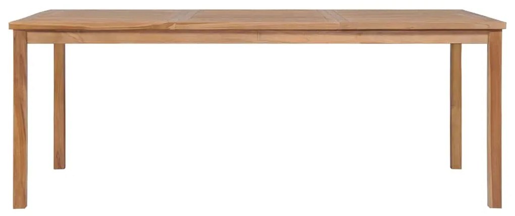 Mesa de jardim 200x100x77 cm madeira teca maciça