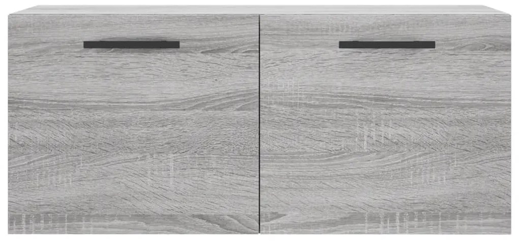 Armário parede 80x36,5x35 cm derivados de madeira cinza sonoma