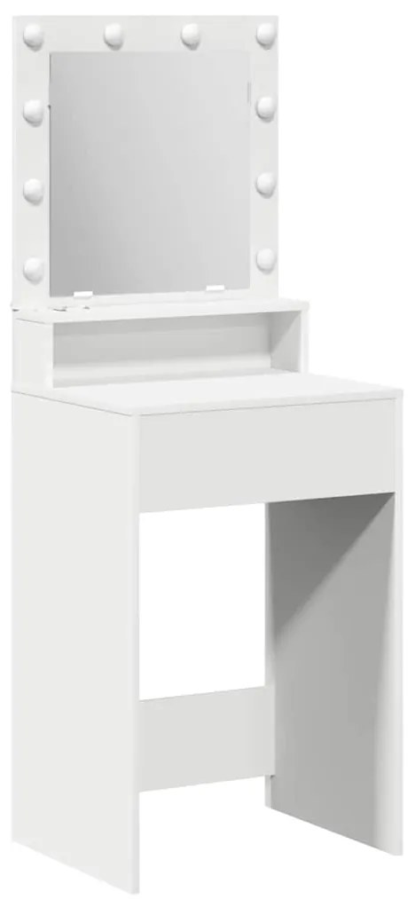 Mesa de Maquiagem vidaXL com Luzes LED Brancas 50x41x135 cm