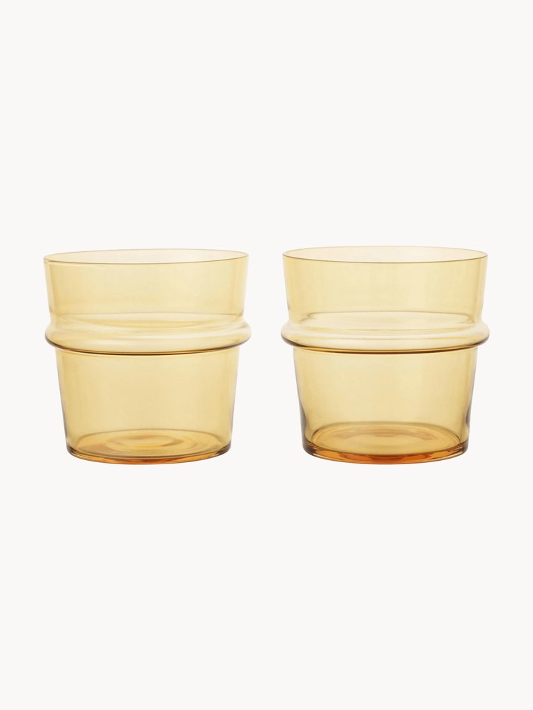 Mouth-Blown Tumblers Boya, Set of 2