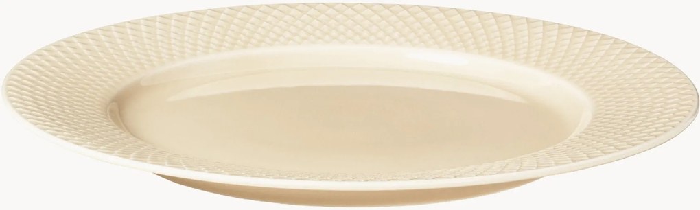 Prato de jantar em porcelana Rhombe Earth