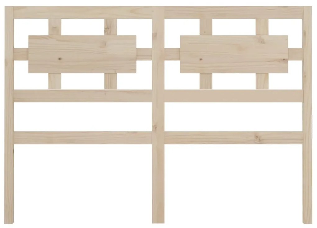 Cabeceira de cama 125,5x4x100 cm pinho maciço