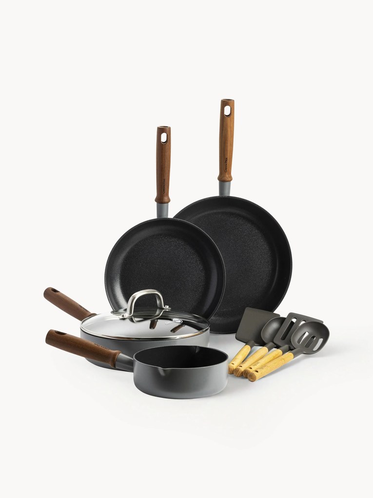 Conjunto de utensílios de cozinha com revestimento antiaderente Mayflower Pro, 9 uni.