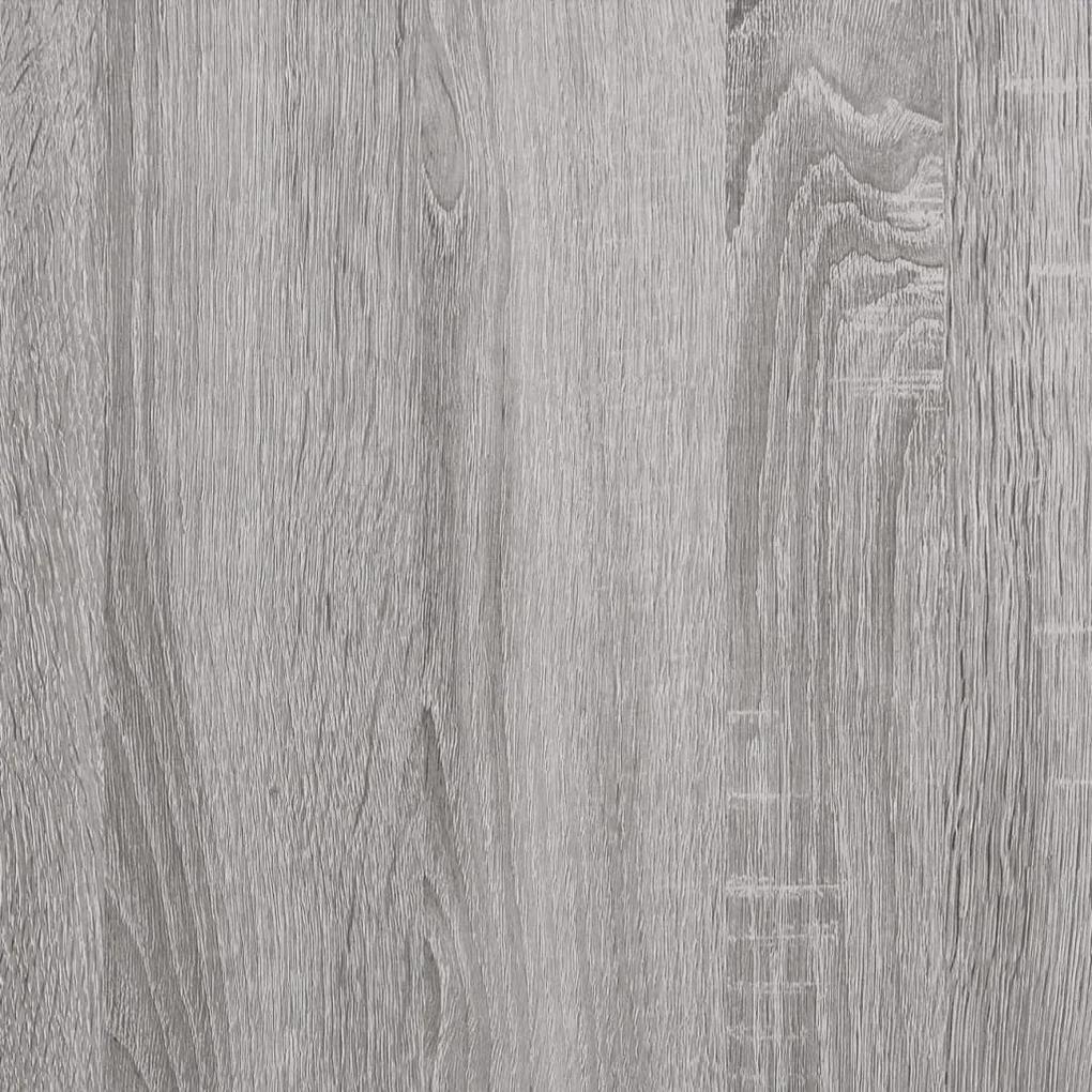 Mesas de cabeceira de parede 2 pcs 50x30x47 cm cinzento sonoma