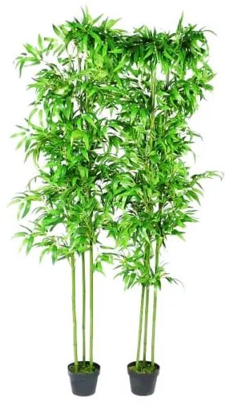 Planta Artificial em Vaso Bambu 190cm 2 peças