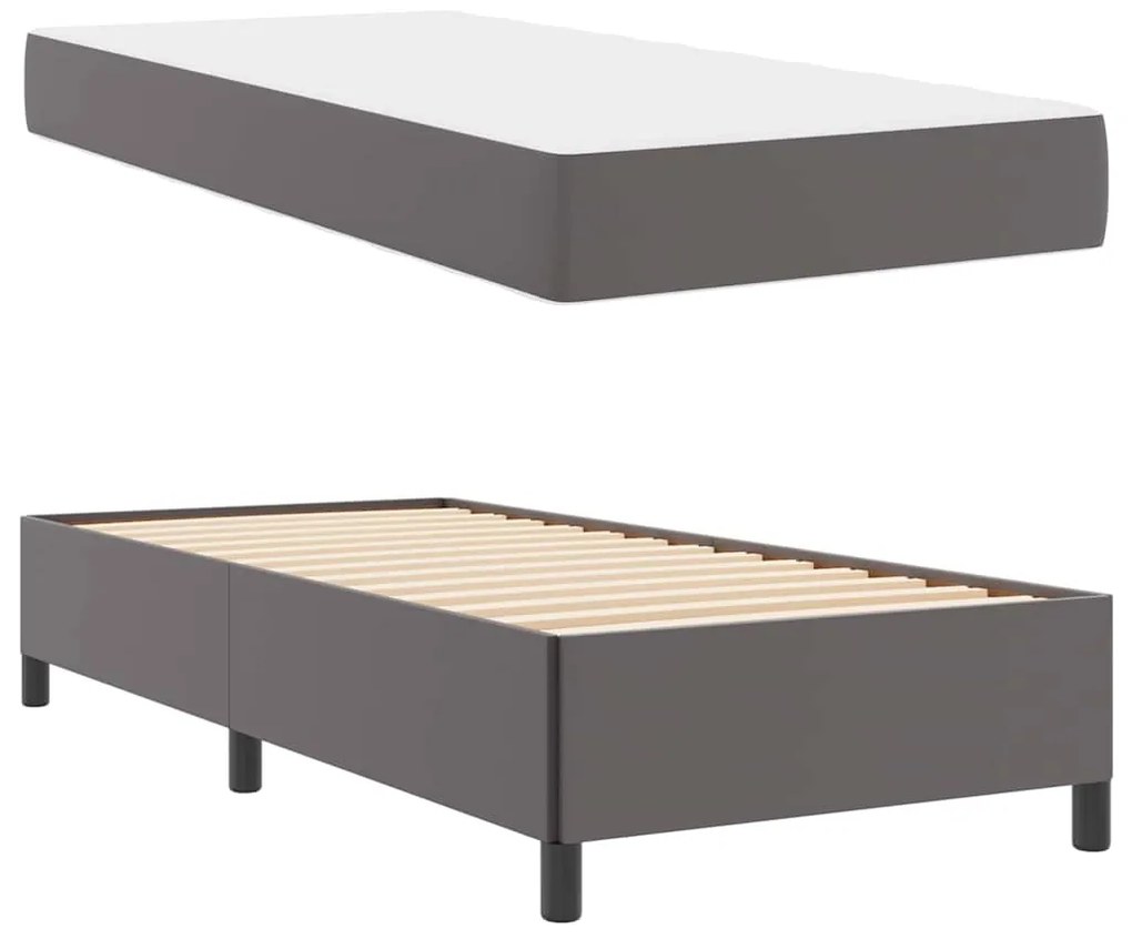 Estrutura de cama com colchão Cinzeto 90 x 190 cm