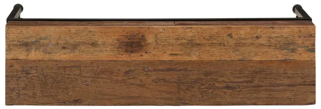 Móvel de TV 110x30x46 cm madeira recuperada maciça