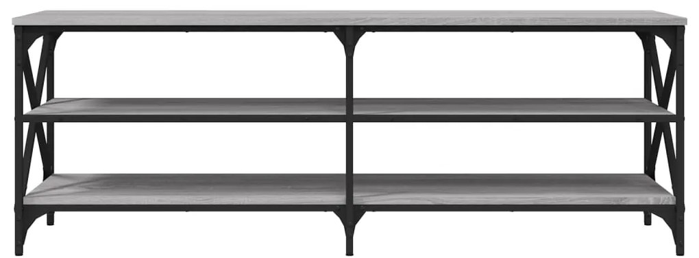 Móvel p/ TV 140x40x50 cm derivados de madeira cinzento sonoma