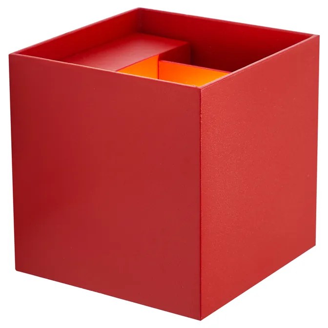 Candeeiro de parede exterior moderno vermelho escuro Incl. LED IP54 - Edwin Moderno