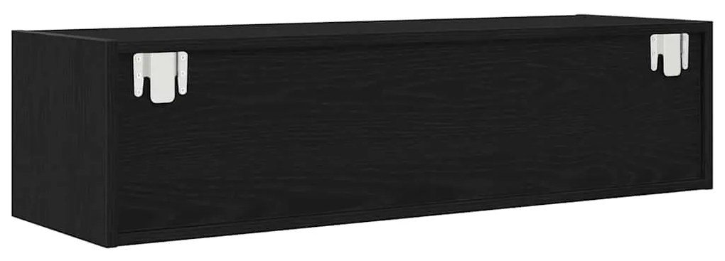 Móvel de TV 100x31x25,5 cm derivados de madeira carvalho preto