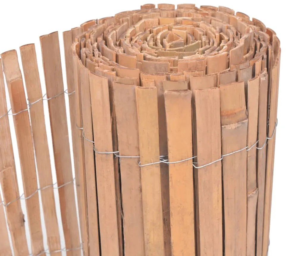 Cercas em bambu 2 pcs 100x400 cm