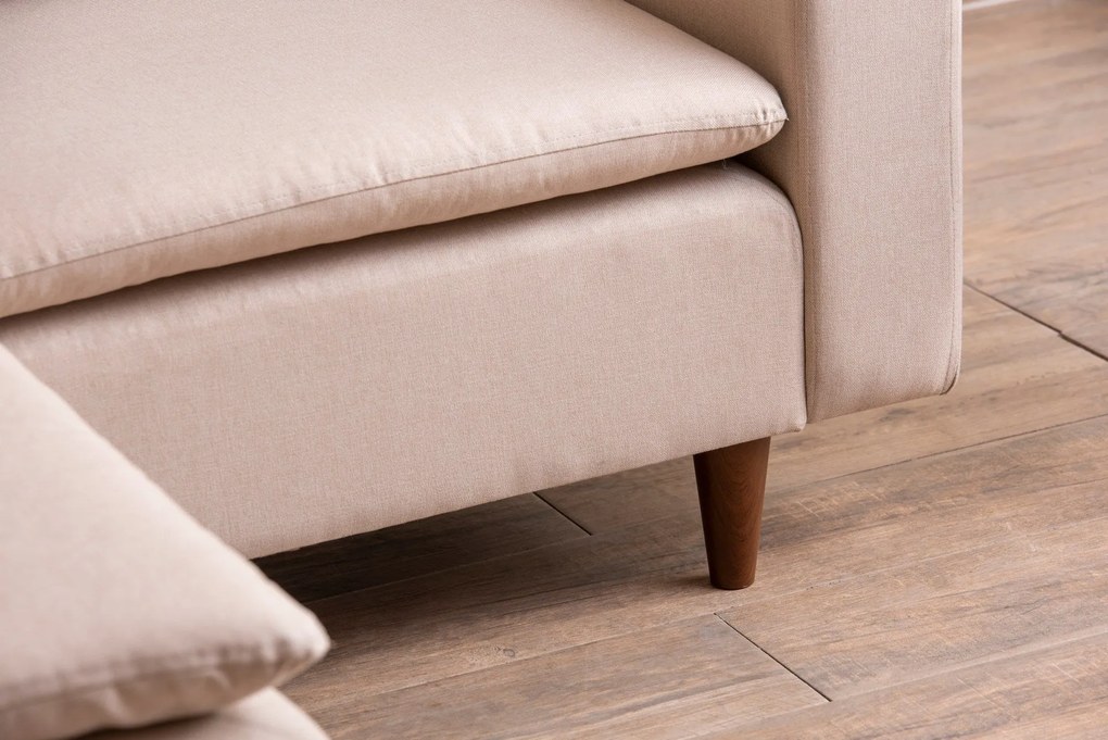 Sofá de Canto Lungo – Creme – 180 cm