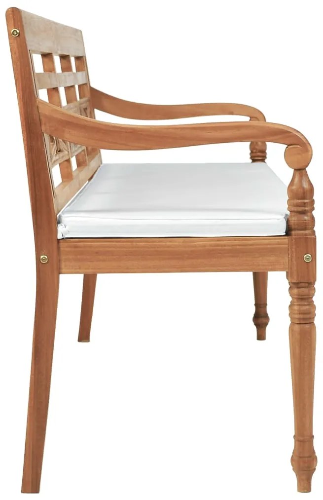 Banco Batávia com almofadões 150 cm teca