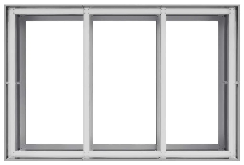 Planter 120x80x80 cm aço galvanizado