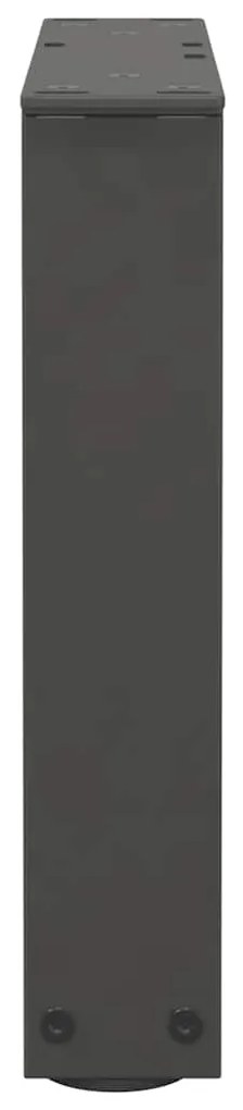 Pés para mesa de centro em V, 2 peças, antracite, 40x(30-31,3) cm, aço