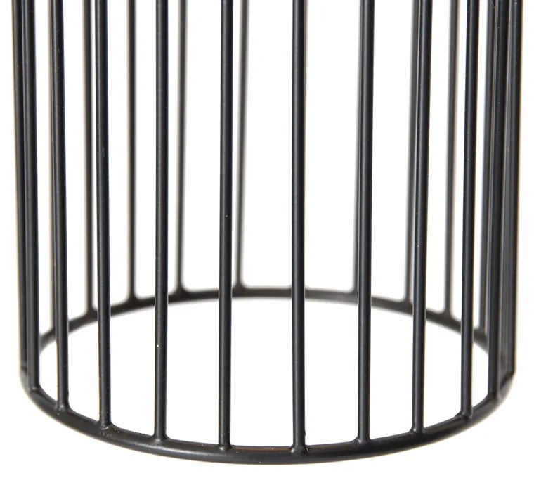Candeeiro de suspensão design preto com dourado 3-luzes - Maura Design