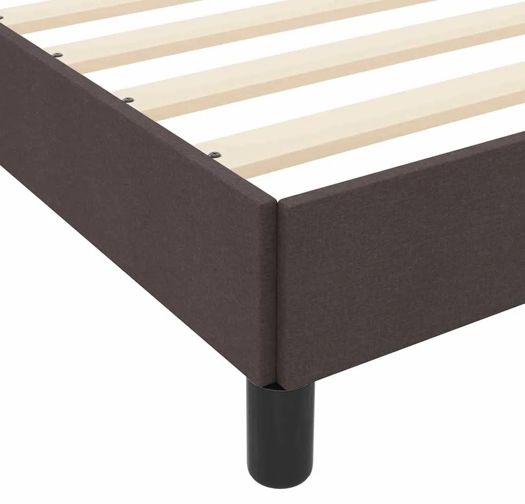 Cama Box Outros Castanho escuro 90 x 190 cm tecido