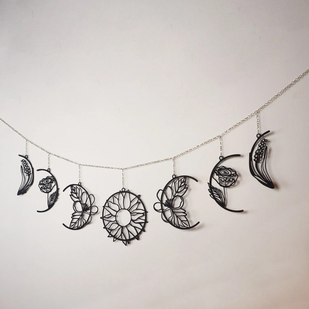 Acessório Decorativo de Parede Apt534 – Preto – 27 x 136 cm