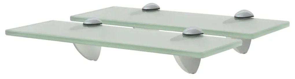 vidaXL Prateleiras flutuantes 2 pcs vidro 30x20 cm 8 mm