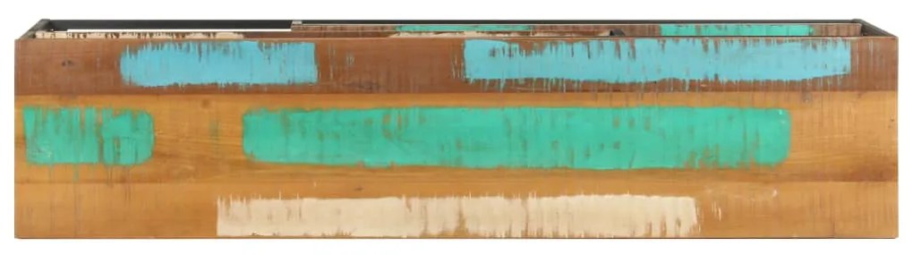 Móvel de TV 130x30x45 cm madeira recuperada maciça