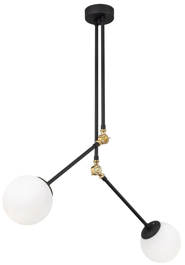Candeeiro Cambaz – Preto e Branco – 100 x 15 cm