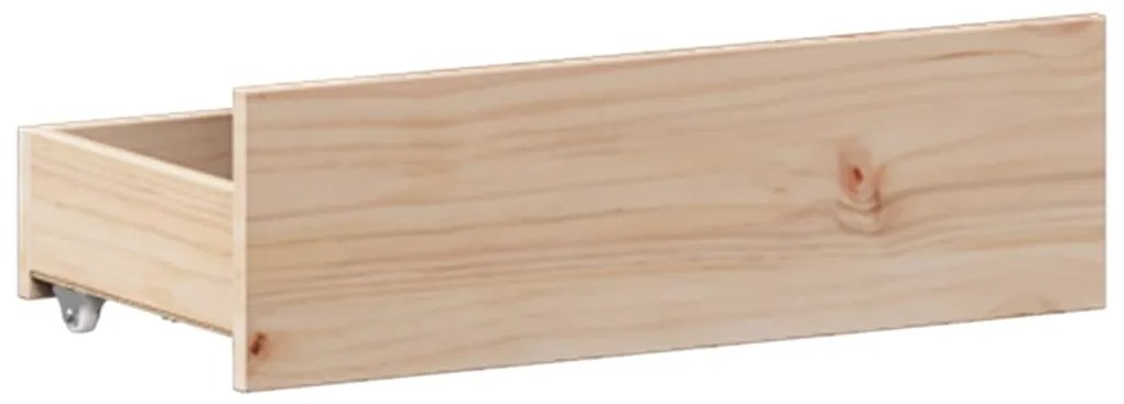 Cama sem colchão com cabeceira 120x200 cm pinho maciço