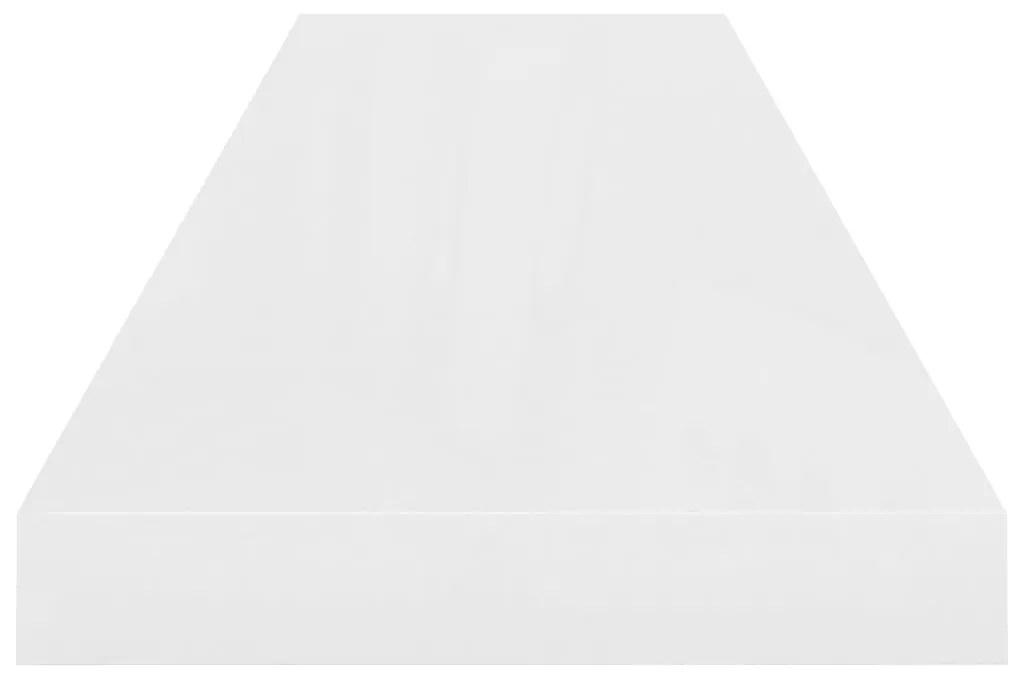 Prateleira de parede suspensa 90x23,5x3,8 cm MDF branco