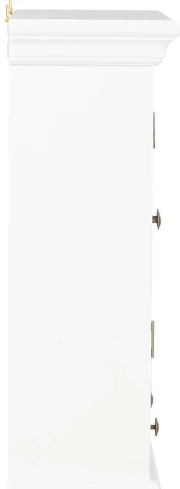 Armário de parede 49x22x59 cm derivados de madeira branco