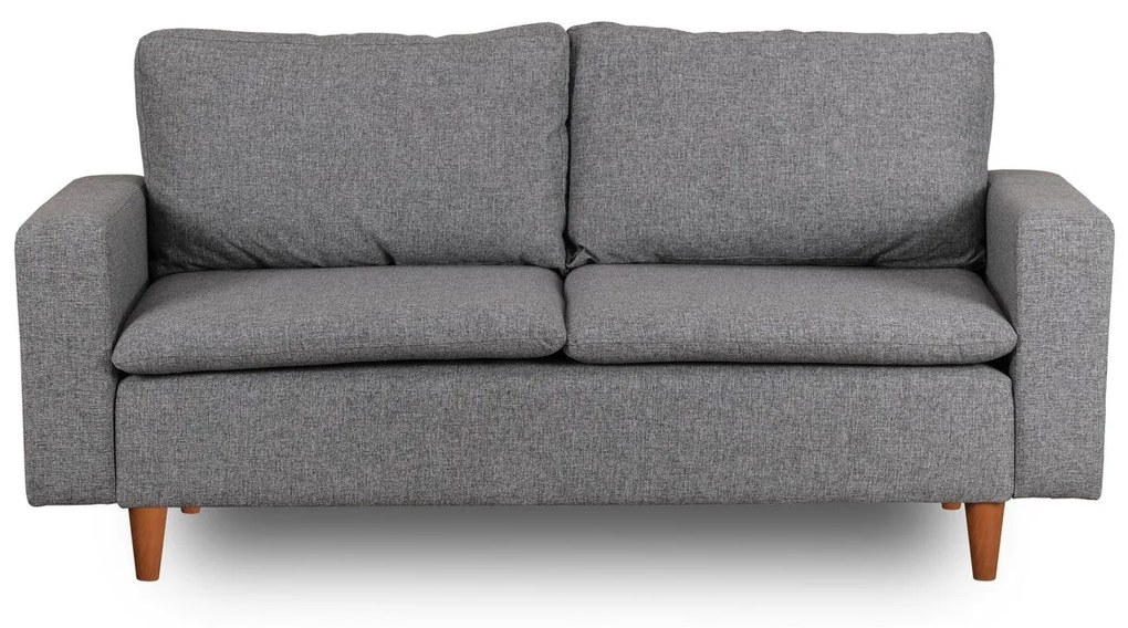 Sofá de 2 Lugares Pafu Lungo — Cinzento - 180x52x75 cm - Design Modern