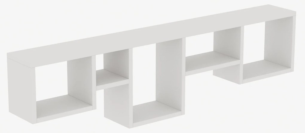 Prateleira de Parede Amanos – Branco – 120x32x17 cm