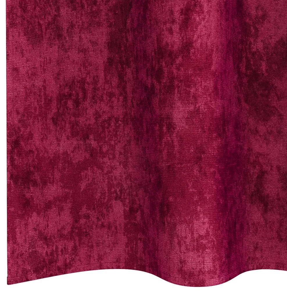 Cortinas de Veludo 2 pcs com Ilhós Vinho 245x140 cm