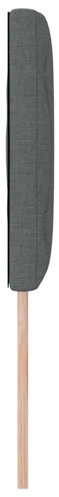 Cabeceira vidaXL Design Blocos de Diamante Cinza Escuro 144 cm Tecido