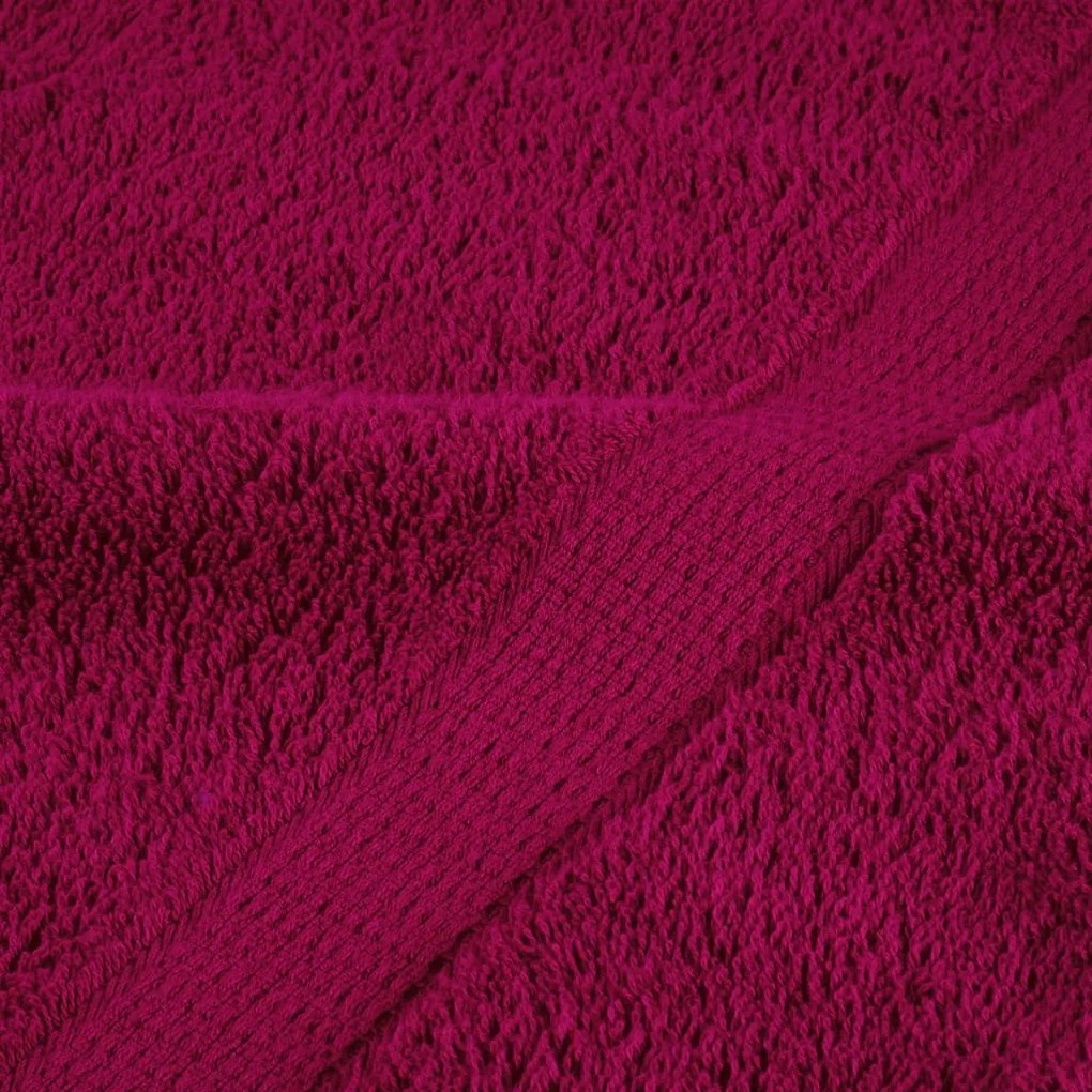 Toalhas premium SOLUND 10 pcs 100x200 cm 600 gsm bordô