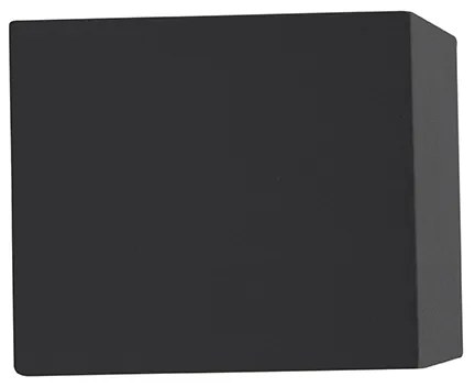Candeeiro de parede moderno preto IP44 - Baleno