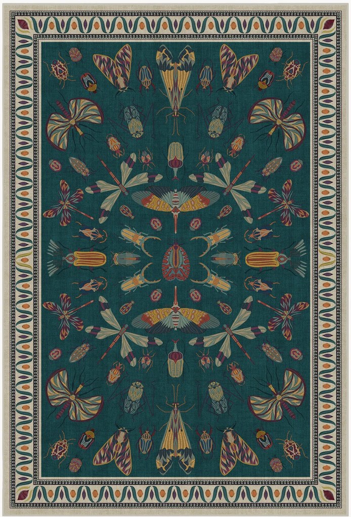 Tapete lavável de pelo curto Flutterby by Iris Apfel