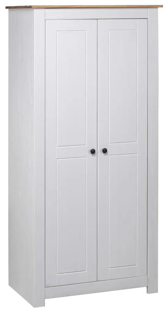 vidaXL Roupeiro branco 80x50x171,5 cm pinho Panamá maciço