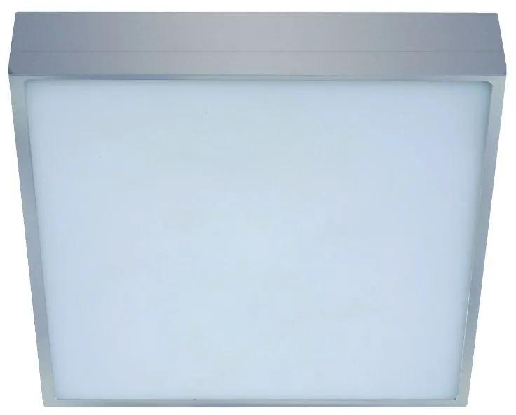 Prim Surface Mounted LED Downlight SQ 24W Silver