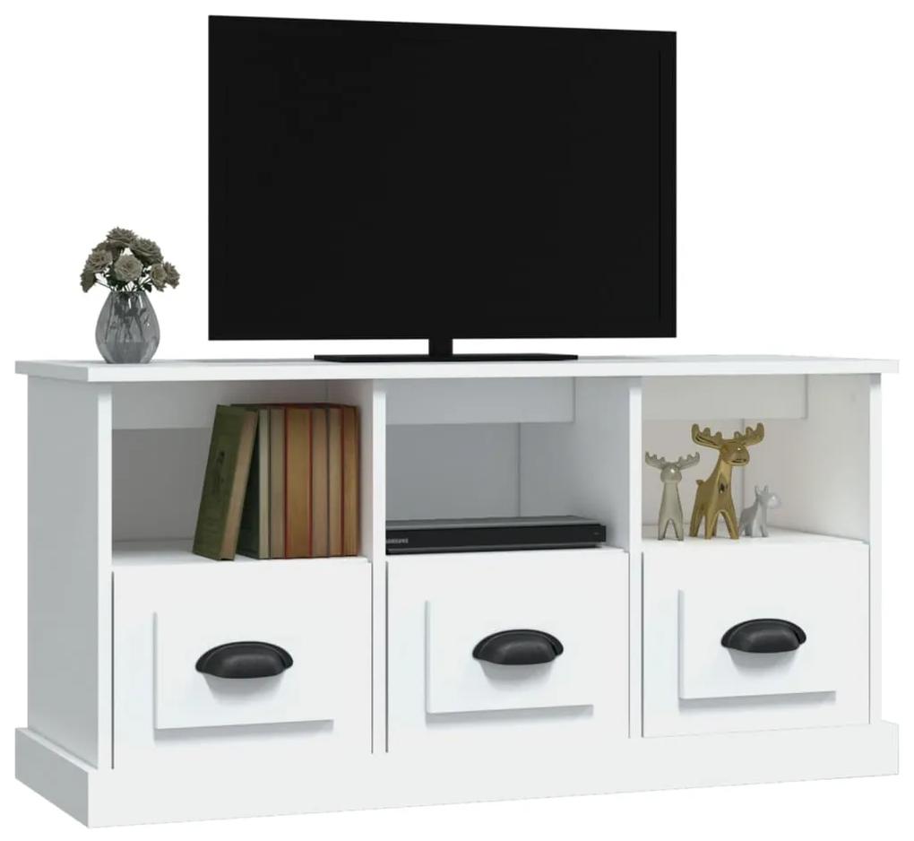 Móvel p/ TV 100x35x50 cm derivados de madeira branco