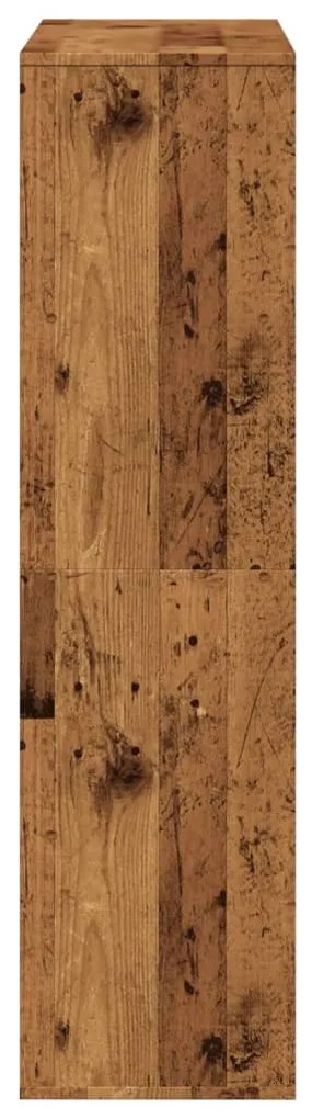 Divisória 100x33x125,5 cm derivados de madeira madeira velha