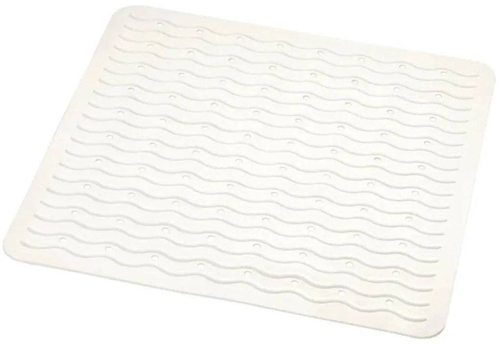 Tapete de banho antiderrapante Playa 54x54 cm branco 68401