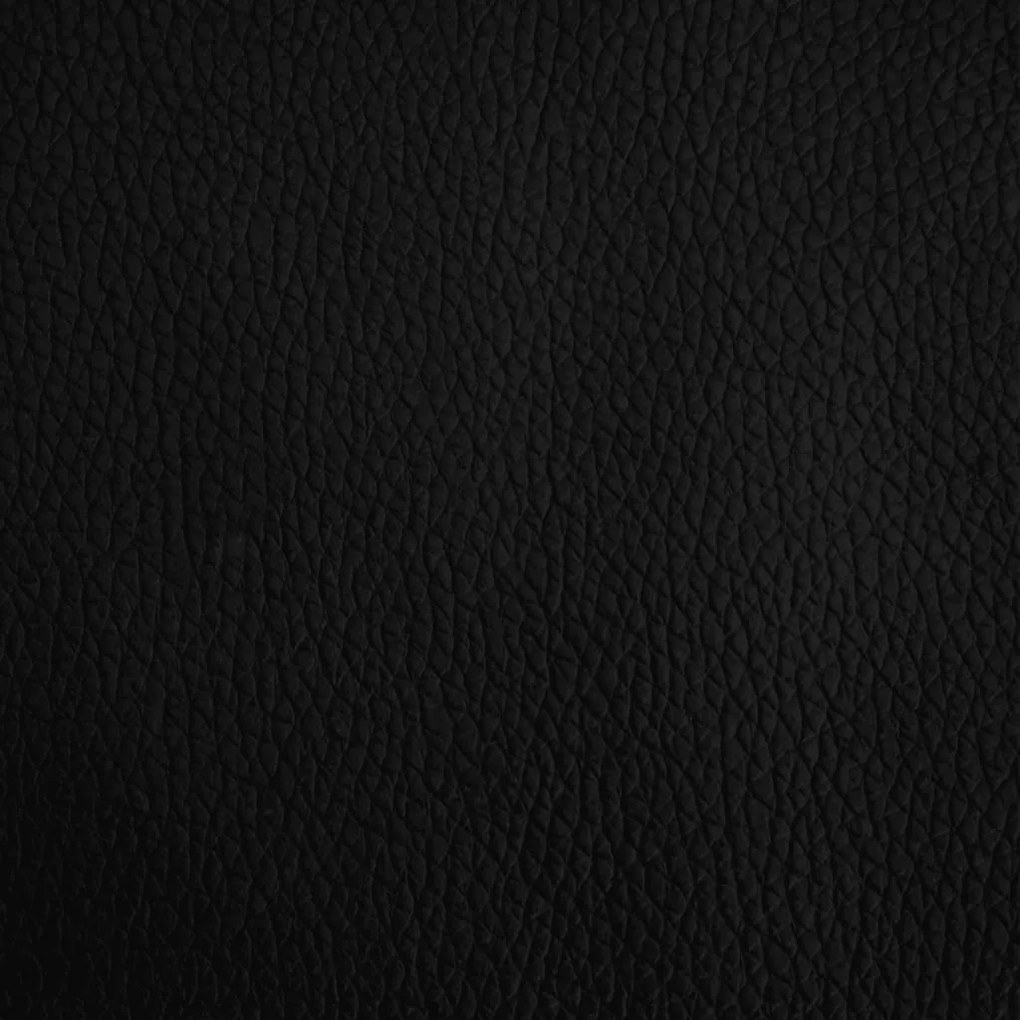 Sofá infantil 60x40x30 cm couro artificial preto
