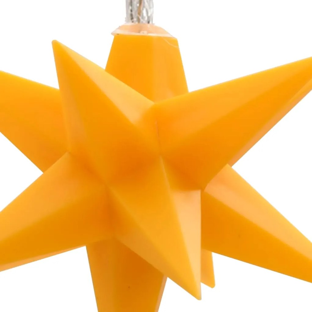 Luzes de Natal 10 LEDs 10 cm amarelo