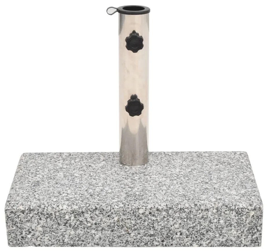 Base para guarda-sol em granito retangular 25 kg