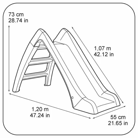 Escorrega infantil FEBER LIFE SLIDE