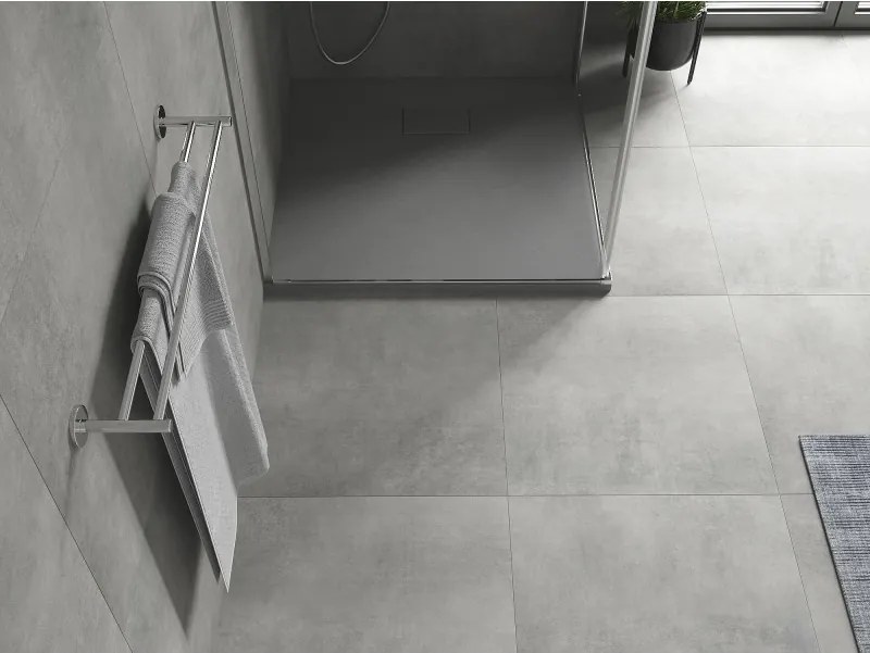 Mexen Hugo base de duche quadrada SMC 90 x 90 cm, cinza - 42619090
