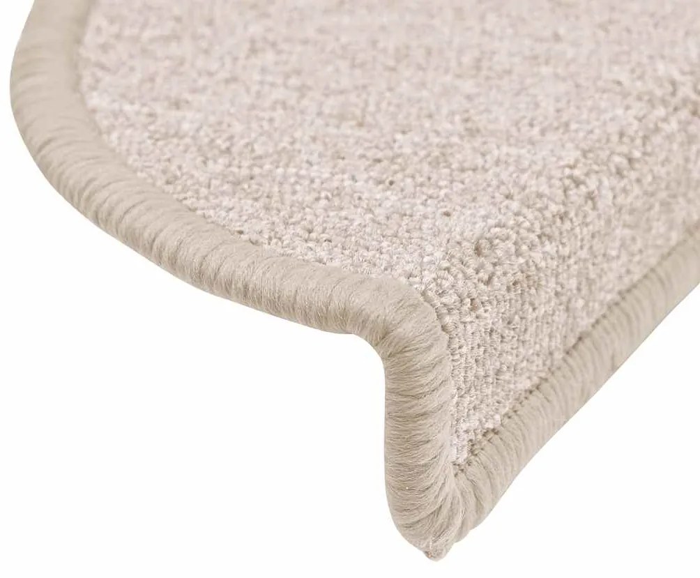 Tapetes de escada 20 pcs 56x17x3 cm cinzento-acastanhado